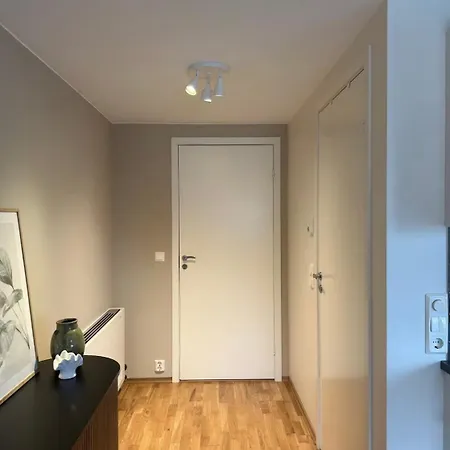 Moderne Med Terrasse Og Parkering Appartement